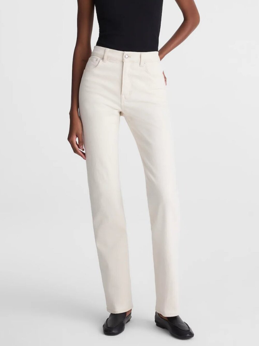 Madewell Longline Straight Leg Jeans Vintage Canvas Size 25 NWT